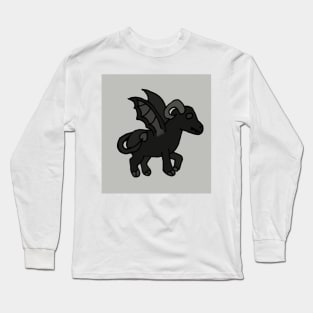 B&W Cutie Jersey Devil Long Sleeve T-Shirt